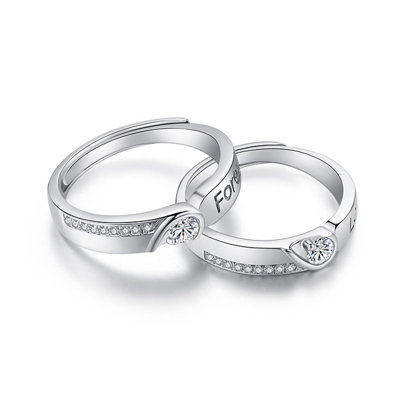 Picture of King And Queen Couple Ring Set 2 Pcs