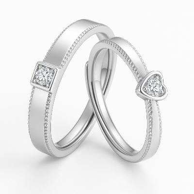 Picture of Adjustable Couple Rings For Men Women
