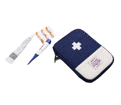 Picture of Mini First Aid Pouch Portable Small Emergency Medicine Storage Bag First Aid Kit Bag for Outdoor Camping Hiking Travel Emergency