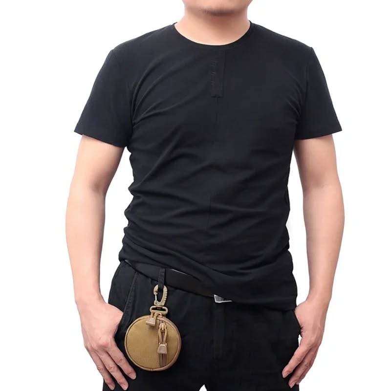 Picture of 3 Purses Bag Men Coin Keychain Holder Pocket Wallet EDC Color Pouch