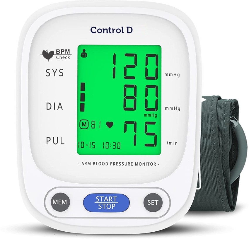 Picture of Talking BP Machine Digital Blood Pressure Monitor with Voice USB Port Bp Monitor - Off White