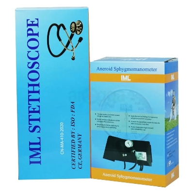 Picture of IML Aneroid Sphygmomanometer with Stethoscope (China) - Multicolor