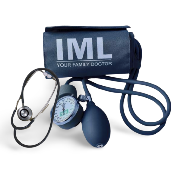 Picture of IML Aneroid Sphygmomanometer with Stethoscope (China) - Multicolor