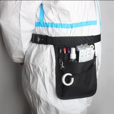 Picture of Deep Nurse Pouch, Waist Pouch, For Work, Lightweight, Water Repellent, Large Capacity, Multi-functional, Work Pouch, Storage, Nursing, Nursing Care, Beautician, Apron Bag, Unisex