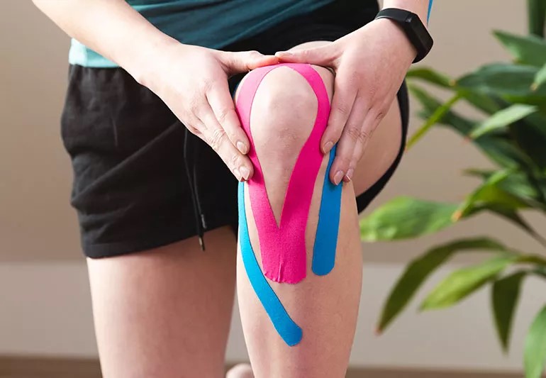 Picture of kinesiological tape