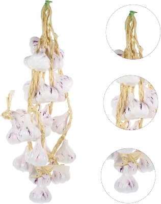 Picture of 5 x Artificial Vegetable Pepper Strings Wall Hanging Farm Kitchen Decor Baoblaze Artificial Vegetable Strings