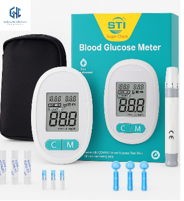 Picture of STI Blood Glucose Monitoring Diabetes Machine - Multicolor