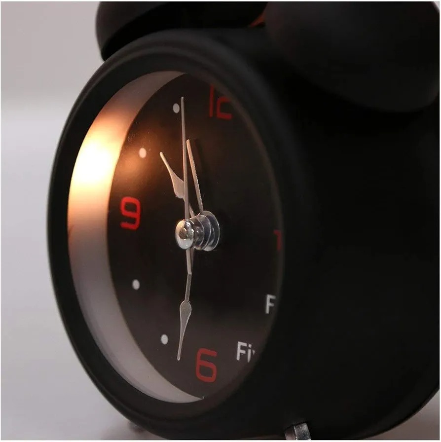 Picture of Classic Black Twin Bell Alarm Clock | Loud Ringer