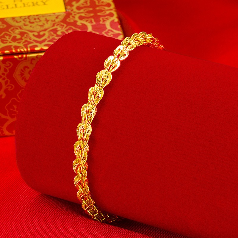Picture of Gold Plated Stylish Chain Bracelet for Women
