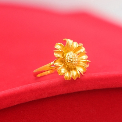 Picture of Blend of Beauty Adjustable Sunflower Ring