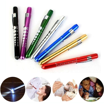 Picture of Medical Flashlight Lanterna With Pupil Gauge LED Pen Light Torch Lamp Outdoor Camping Work Light For Doctor Nurse Diagnostic - Multicolor