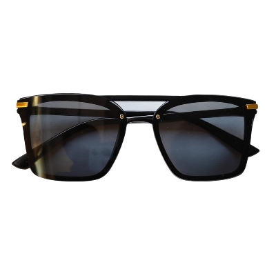 Picture of Retro Square Black Sunglasses for Men & Women