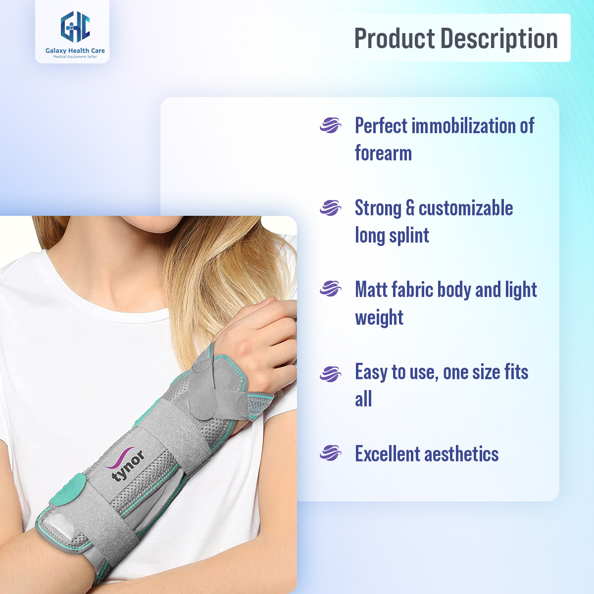 Picture of TYNOR Forearm Splint Universal