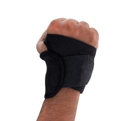 Picture of Taiba Thumb & Wrist Support Wrap Brace Binder Stabilizer for Men & Women Gym Workout Sports Hand Injuries Warmer Band, Pain Relief, Arthritis, Tendonitis, Supporter - Dark Ash