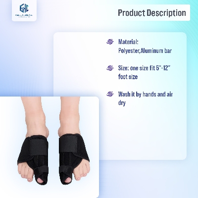 Picture of 1pcs Soft Bunion Corrector Toe Separator Splint Correction System Medical Device Hallux Valgus Foot Care Pedicure Orthotics