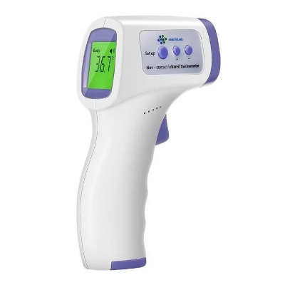 Picture of digital blood pressure machine, infrared thermometer, pulse oximeter combo pack - Multicolor