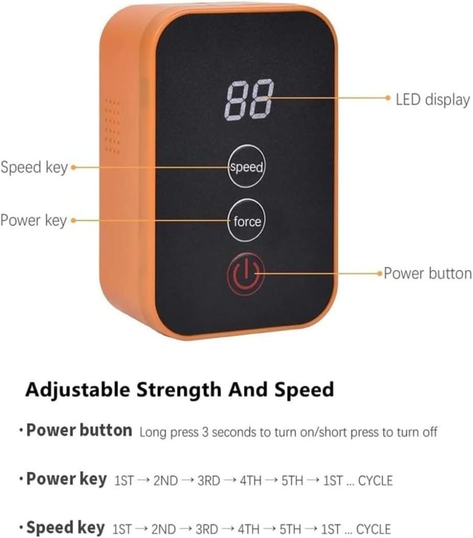 Picture of Rehabilitation Robot Glove for Stroke Patient, Hand Stroke Recovery Equipment with Portable Belt, USB Chargeable Fingers Strength Training Device for Hemiplegia, Adjustable Speed and Strength