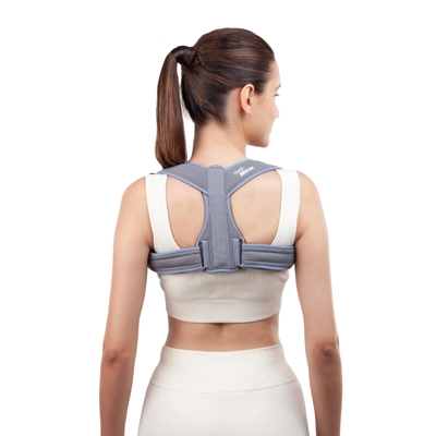 Picture of Clavicle Brace with Buckle, for Posture Correction & Collar Bone Support | Comfortable & Adjustable Shoulder Strap Brace for Fractures, Pain Relief & Recovery - Multicolor