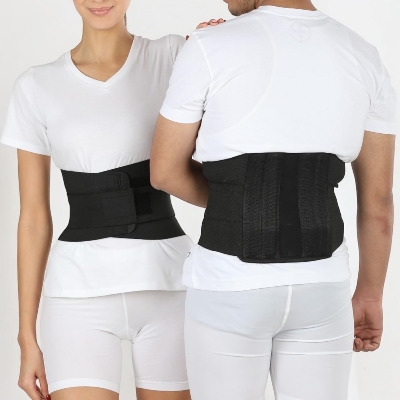 Picture of Lumber Support Belt, Corset Back Brace - Black