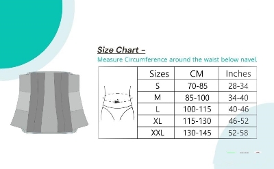 Picture of Lumber Support Belt, Corset Back Brace - Black