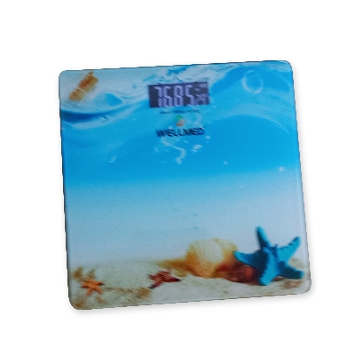 Picture of মানুষের শরীরের ওজনের জন্য ঘরের তাপমাত্রা প্রদর্শন সহ ডিজিটাল ওয়েটিং মেশিন (বিভিন্ন রঙের) - weight machine - Multi-color