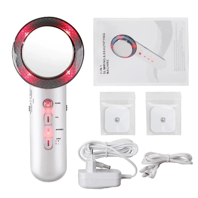 Picture of Ultrasound Cavitation EMS Body Slimming Fat Barning Weight Loss Infrared Ultrasonic Wave Therapy Beauty Body Slimming Machine - White