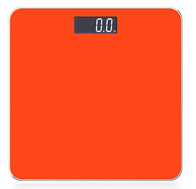 Picture of Digital Electronic LCD Personal Body Fitness Weighing Scale - Black, Orange