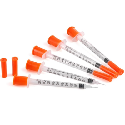 Picture of Insulin Syringe U-100 1ml 31G*5mm 100 Pcs Made in Korea - Multicolor