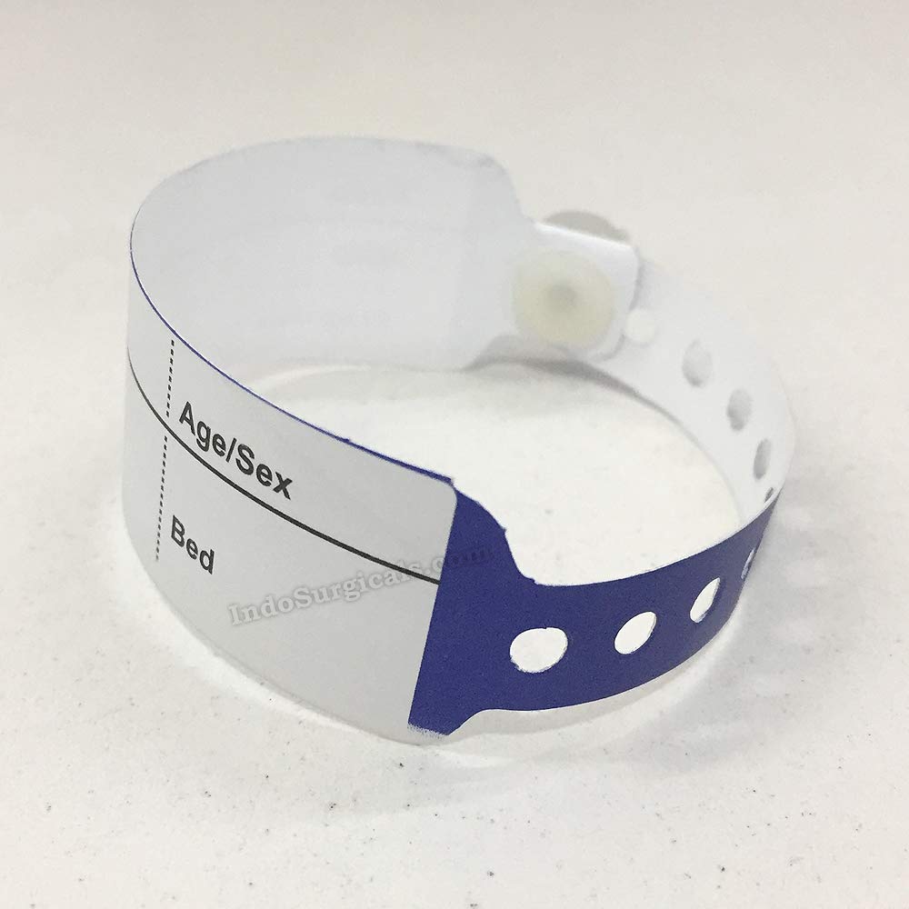 Picture of Patient Identification Band for Pediatric/New Born Baby, PINK Color (Pack of 100 Pcs.)