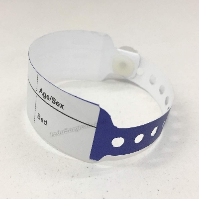 Picture of Patient Identification Band for Pediatric/New Born Baby, PINK Color (Pack of 100 Pcs.)