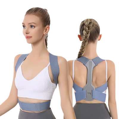 Picture of Adjustable Posture Corrector for Women and Men - Breathable Upper Back Brace with Pain Relief for Hunchback, Scoliosis, Neck & Shoulder Support - Lightweight and Ergonomic Back Straightener - Multicolor