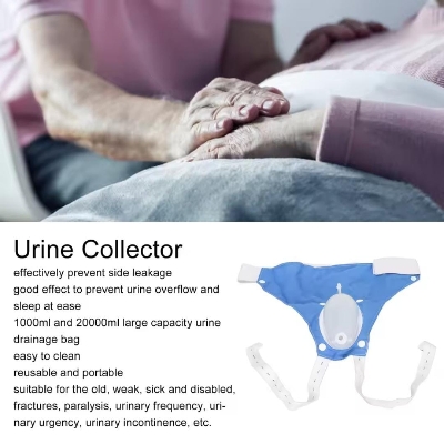 Picture of Portable Silicone Urine Bag 1000ml Urine Collector for Incontinence Medical Consumables/ Urice collector / Urine cup / Pampers
