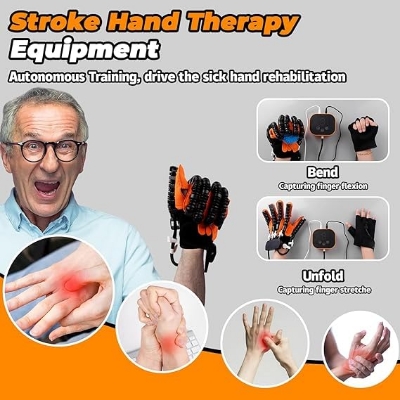 Picture of Rehabilitation Robotic Gloves,Stroke Therapy Equipment for Adults,Hand Rehabilitation Robot Gloves,Stroke Recovery - LEFT, RIGHT