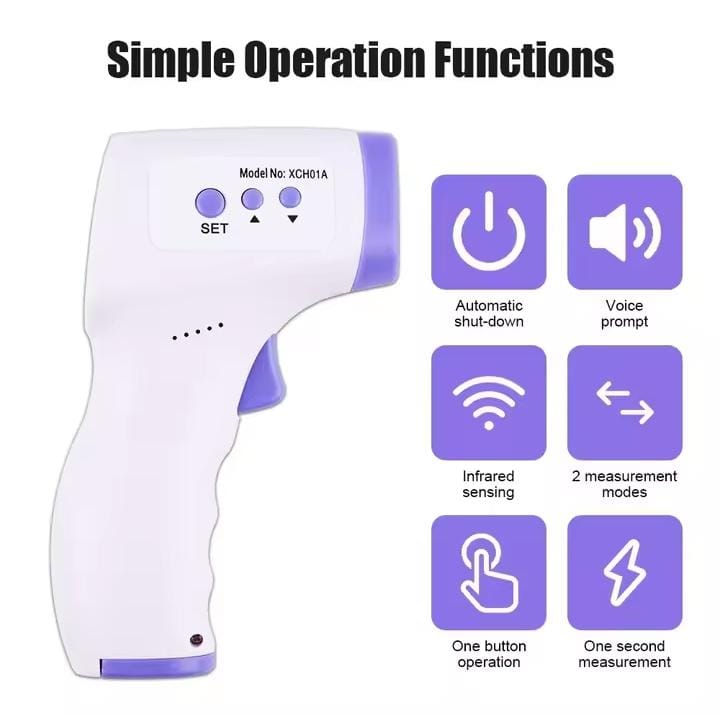 Picture of Medical Nebulizer Handheld Inhalator Mini Inhaler Silent Steam Nasal Humidifier + Blood Pressure Meter + Body Thermometer