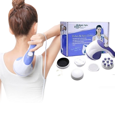 Picture of Electric Vibrating Body Massager Slimming Massager Weight Loss Anti-Cellulite Machine Body Neck Leg Massage Relax Treatments HWC
