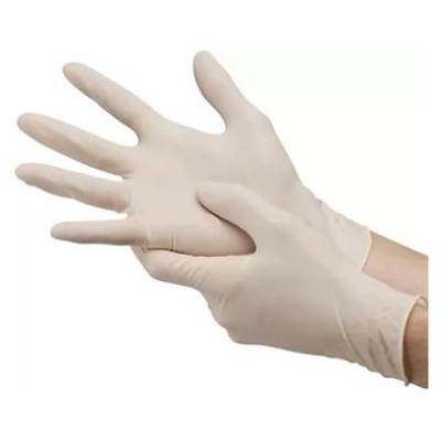 Picture of Latex Rubber Gloves Disposable 100PCS Portable Universal Medical Examination Hygiene Latex Gloves Rubber Gloves