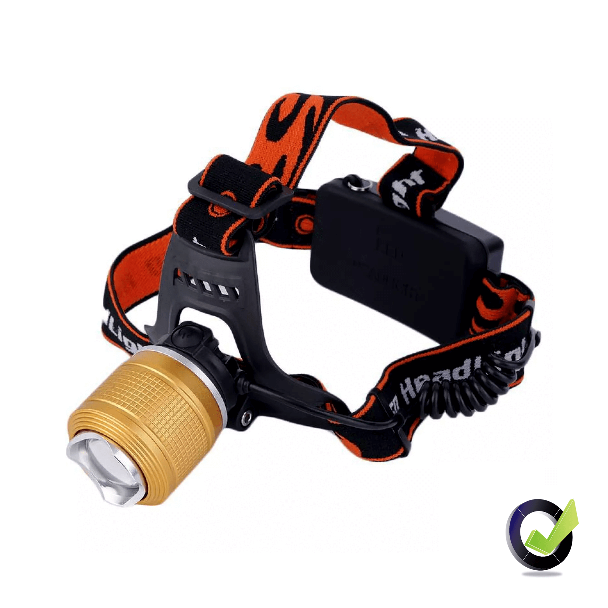 Picture of Powerful LED Headlamp 18650 DC Rechargeable Headlight Zoomable Head Lamp Waterproof Head Light High Lumens Flashlight - Multicolor