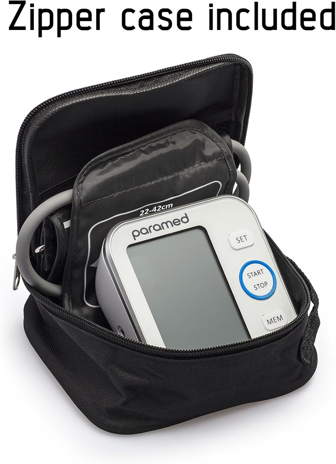 Picture of Digital Blood Pressure Monitor - Bp Machine - Automatic Upper Arm Blood Pressure Cuff 8.7-16.5 inches - Large LCD Display 120 Sets Memory - Device Bag & Batteries Included - Multicolor