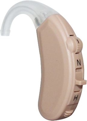 Picture of AXON Instant Fit BTE Suitable For Profound Hearing Loss (N-675) Behind The Ear (1 Year Seller Warranty ) Hearing Aid  (Beige) - Multicolor