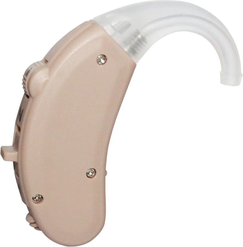 Picture of AXON Instant Fit BTE Suitable For Profound Hearing Loss (N-675) Behind The Ear (1 Year Seller Warranty ) Hearing Aid  (Beige) - Multicolor