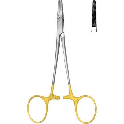 Picture of Generic Needle Holder with T.C 6" - Gold