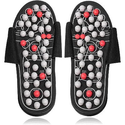 Picture of 1pair Massage Slippers Aqopuncture Foot Healthy Massager Shoe Ball barbed