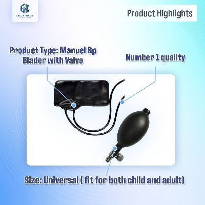 Picture of Blood Pressure BP Cuff Rubber with Bulb Valve