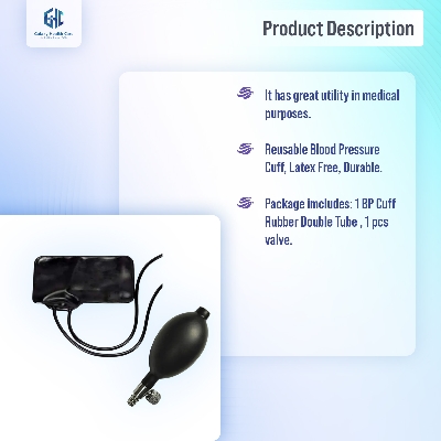 Picture of Blood Pressure BP Cuff Rubber with Bulb Valve