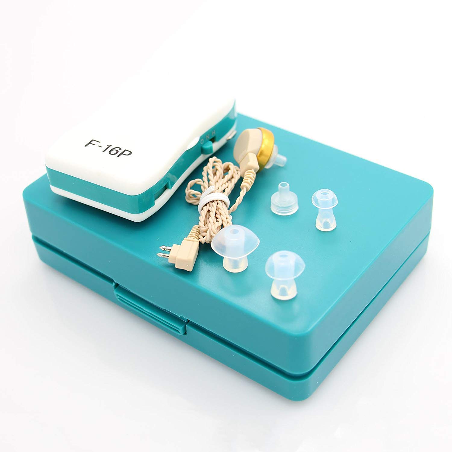 Picture of Personal Sound (F-16P Pocket Hearing Aid) for Elders Moderate Hearing Loss (3 Month Seller Warranty) - Multicolor