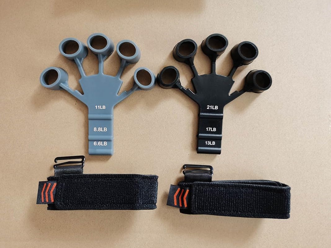 Picture of Gripster Finger Grip Strengthener - Adjustable Hand Exerciser for Forearm & Wrist - Pain Relief for Arthritis & Carpal Tunnel - Multicolor