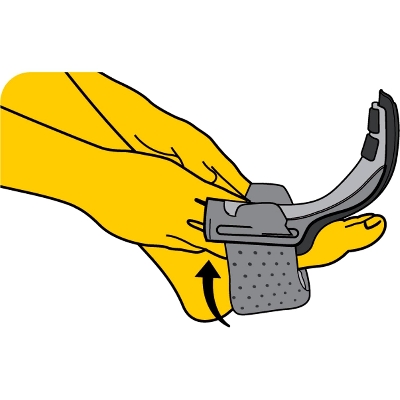 Picture of Plantar fasciitis Sleep Support PF night splint provides an effective dorsal treatment - Black