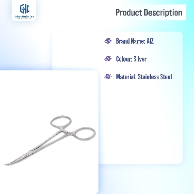 Picture of Artery Forceps Stainless Steel CE High Quality Surgical Instruments For Doctors/Surgeons 6" Curved (6 INCH CURVED) - Silver