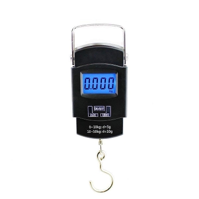 Picture of Electronic 50Kgs Digital Luggage Weighing Scale,weight machine for Home kitchen Digital weighing hook scale,Kitchen weighing scale kitchen,Weight machine,kitchen scale 50kg.Black - Black