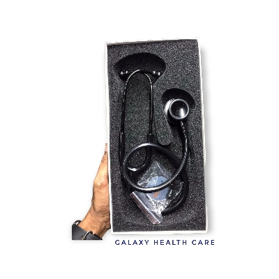Picture of Procare Dulcet Black Stethoscope for Doctors and Medical Students - Black